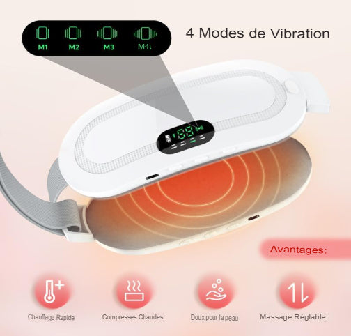 Ceinture Chauffante Électrique Portable – Soulagement Rapide des Douleurs Dos & Règles à Dakar