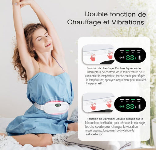 Ceinture Chauffante Électrique Portable – Soulagement Rapide des Douleurs Dos & Règles à Dakar