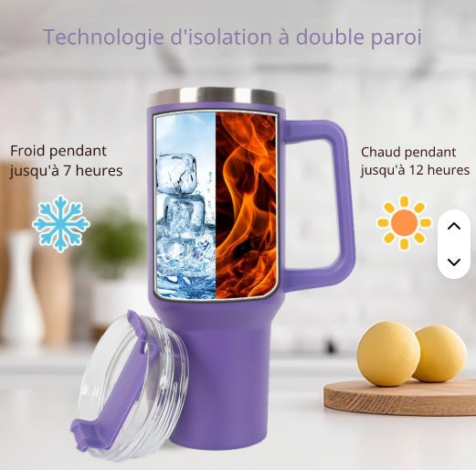 Stanley Quencher H2.0 Original 40oz – Le Tumbler Isotherme Premium N°1 à Dakar pour Rester Frais ou chaud Toute la Journée 🌞